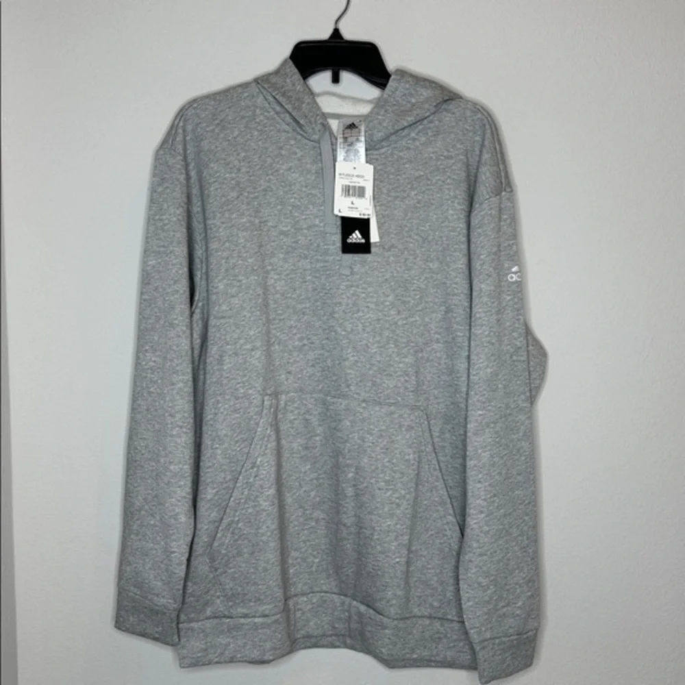 Adidas Gray Fleece Hoodie